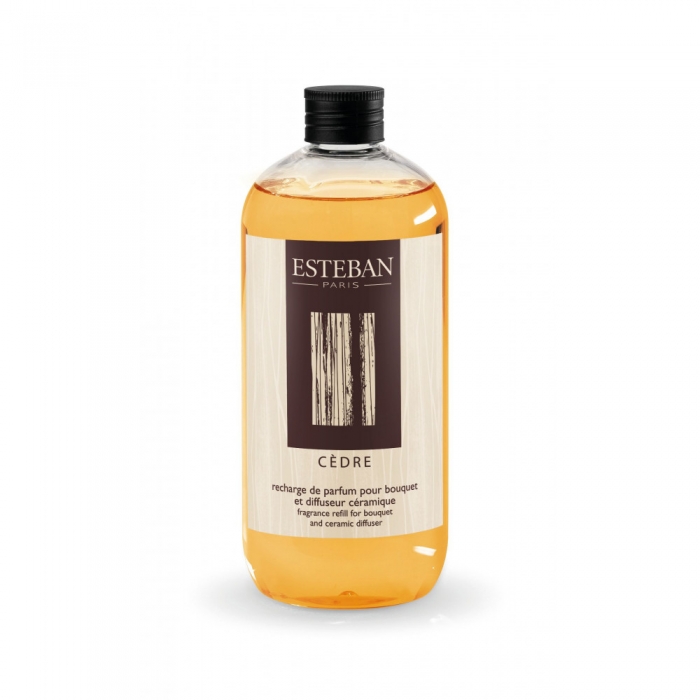 Esteban - Recharge de parfum pour bouquet - Cèdre - 500 ml - Image 2