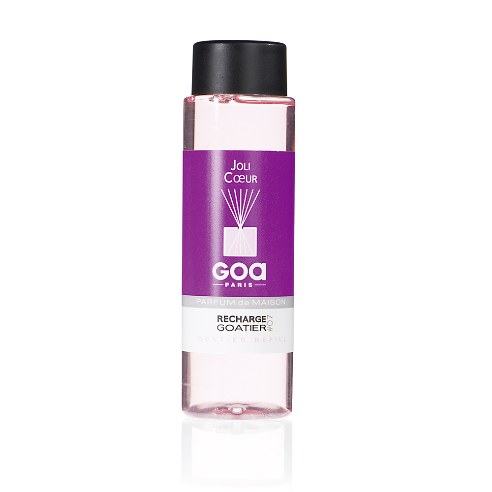 Recharge goatier joli coeur 250 ml plastique 5 cm goa 5x5 cm
