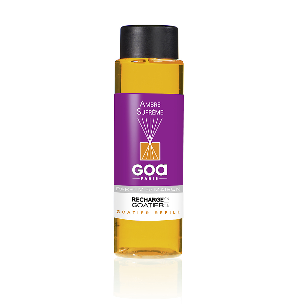 Recharge ambre suprême 250 ml plastique 5 cm goa