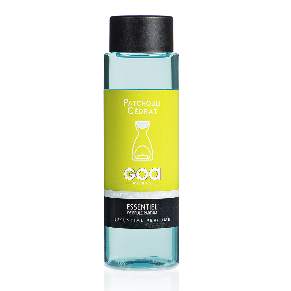 Recharge patchouli cédrat 250 ml plastique 5 cm goa