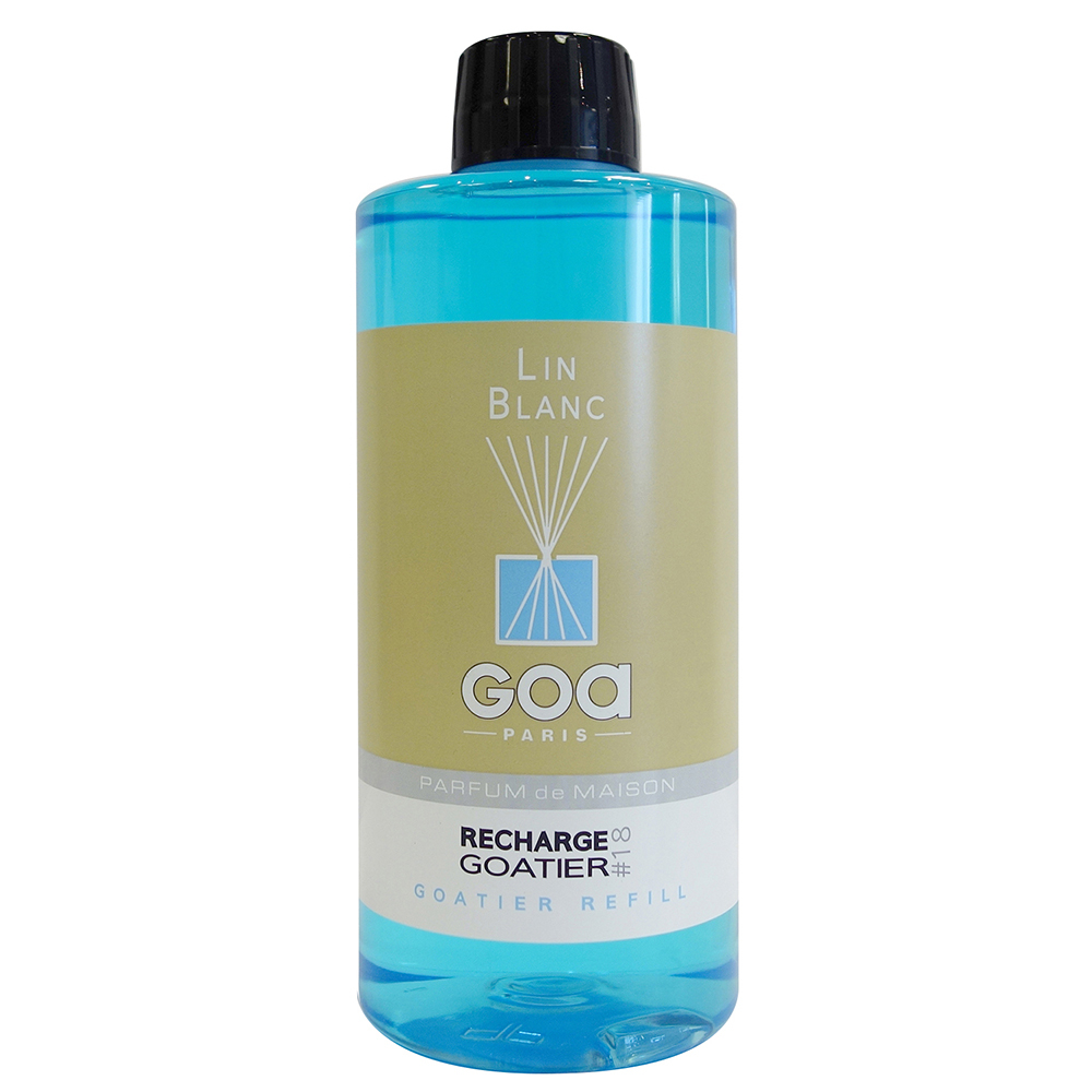 Recharge lin blanc 500 ml plastique 6 cm goa - Image 2