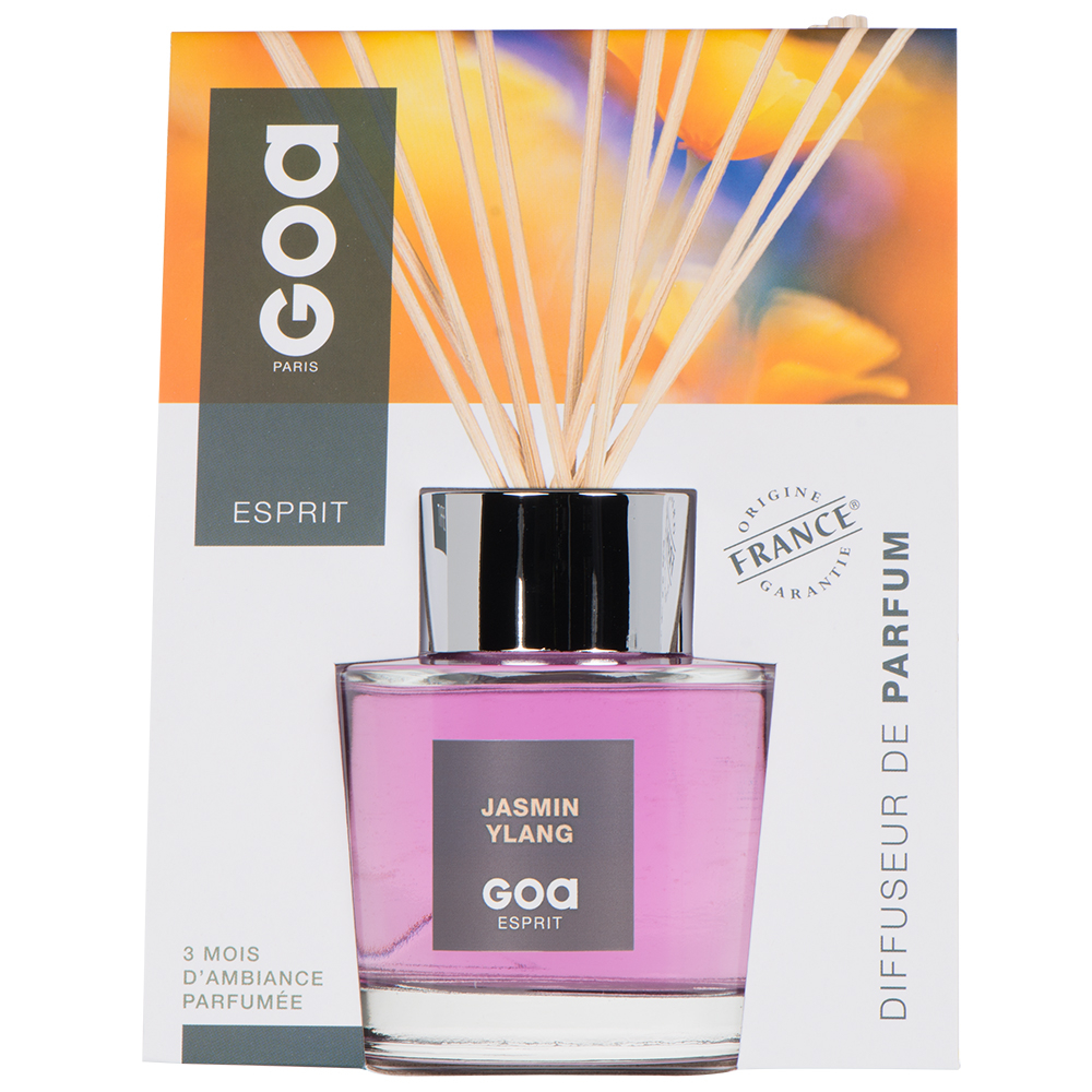 Goatier Esprit jasmin ylang 200 ml verre 8 cm goa