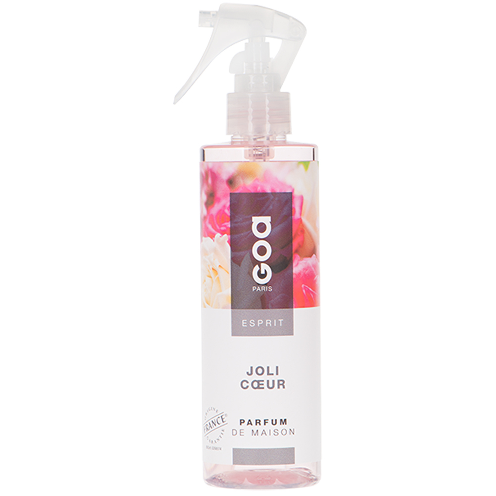 Vaporisateur Esprit joli cœur 250 ml plastique 5 cm goa