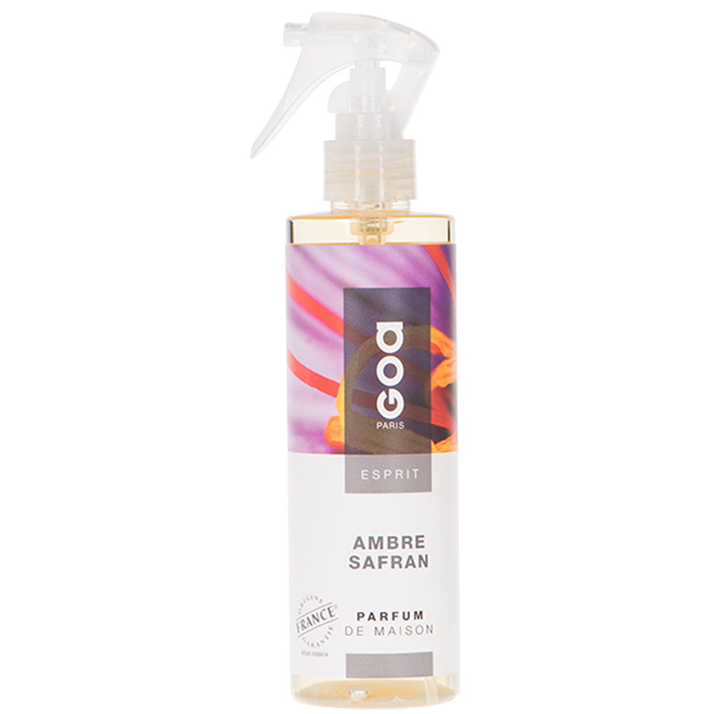 Vaporisateur Esprit ambre safran 250 ml plastique 5 cm goa