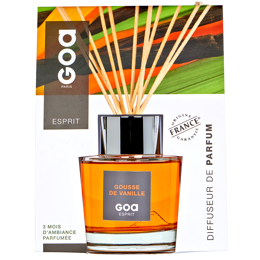 Goatier Esprit gousse de vanille 200 ml verre 8 cm goa