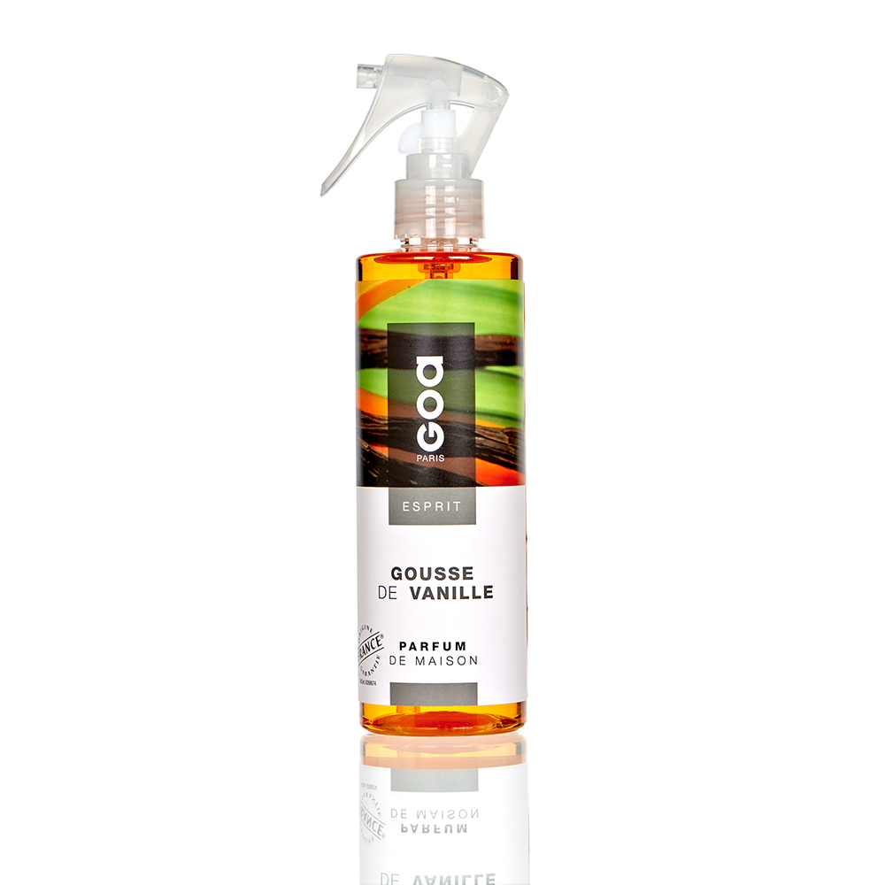 Vaporisateur Esprit gousse de vanille 250 ml plastique 5 cm goa