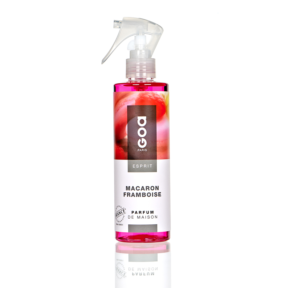 Vaporisateur Esprit macaron framboise 250 ml plastique 5 cm goa