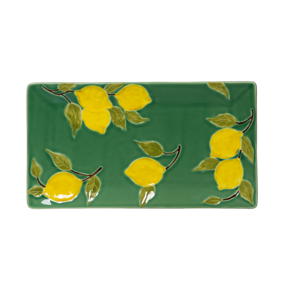 Table Passion Plat Rectangle Lemon 37X21 Cm - Image 2