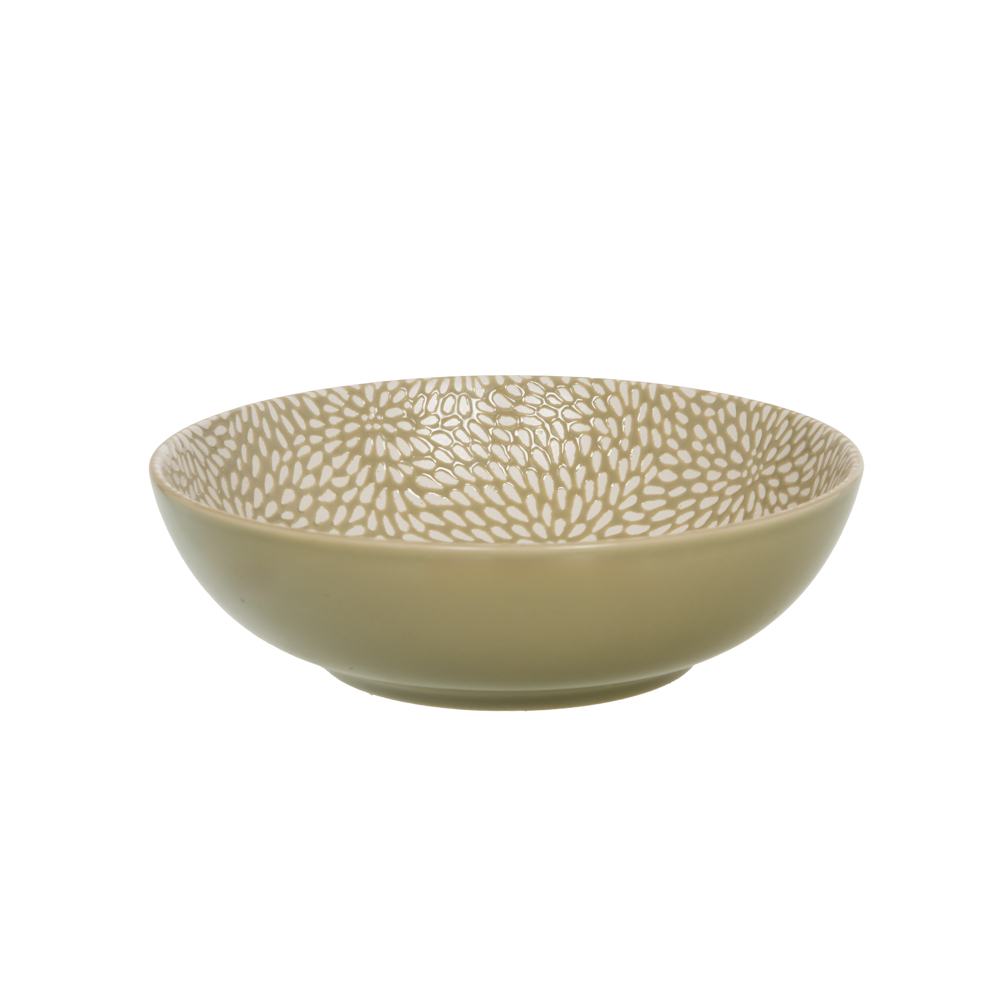 Saladier Tahini 24 cm grès 24.00 cm TABLE PASSION 24.00x24.00 cm