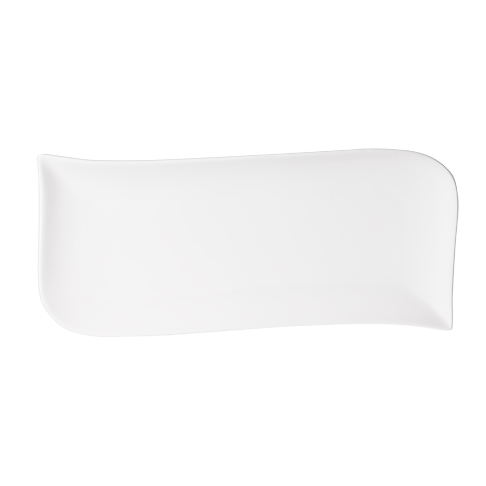 Plat rectangle Melody 40x17 cm porcelaine 40.00x17.00 cm