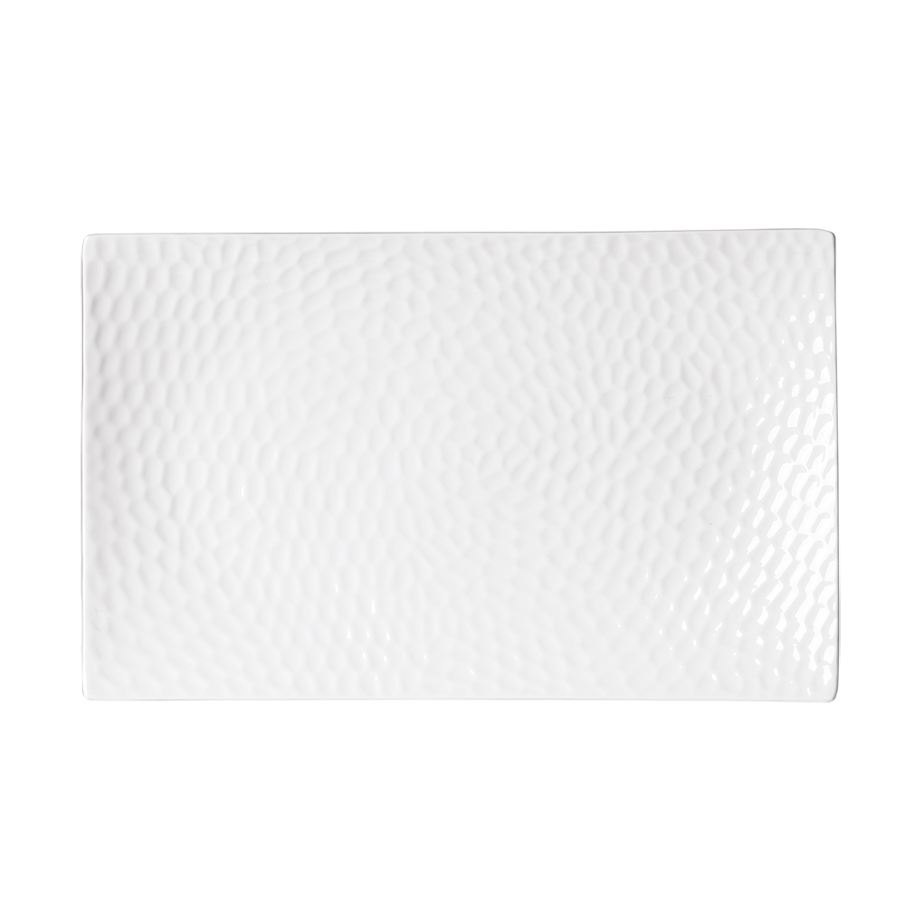 Plat rectangle Dune 41x25 cm porcelaine 41.00x25.00 cm