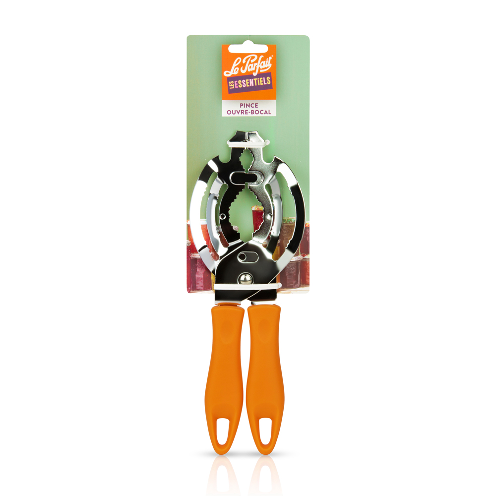 Ouvre bocal en forme de pince métal 22.00x8.00 cm