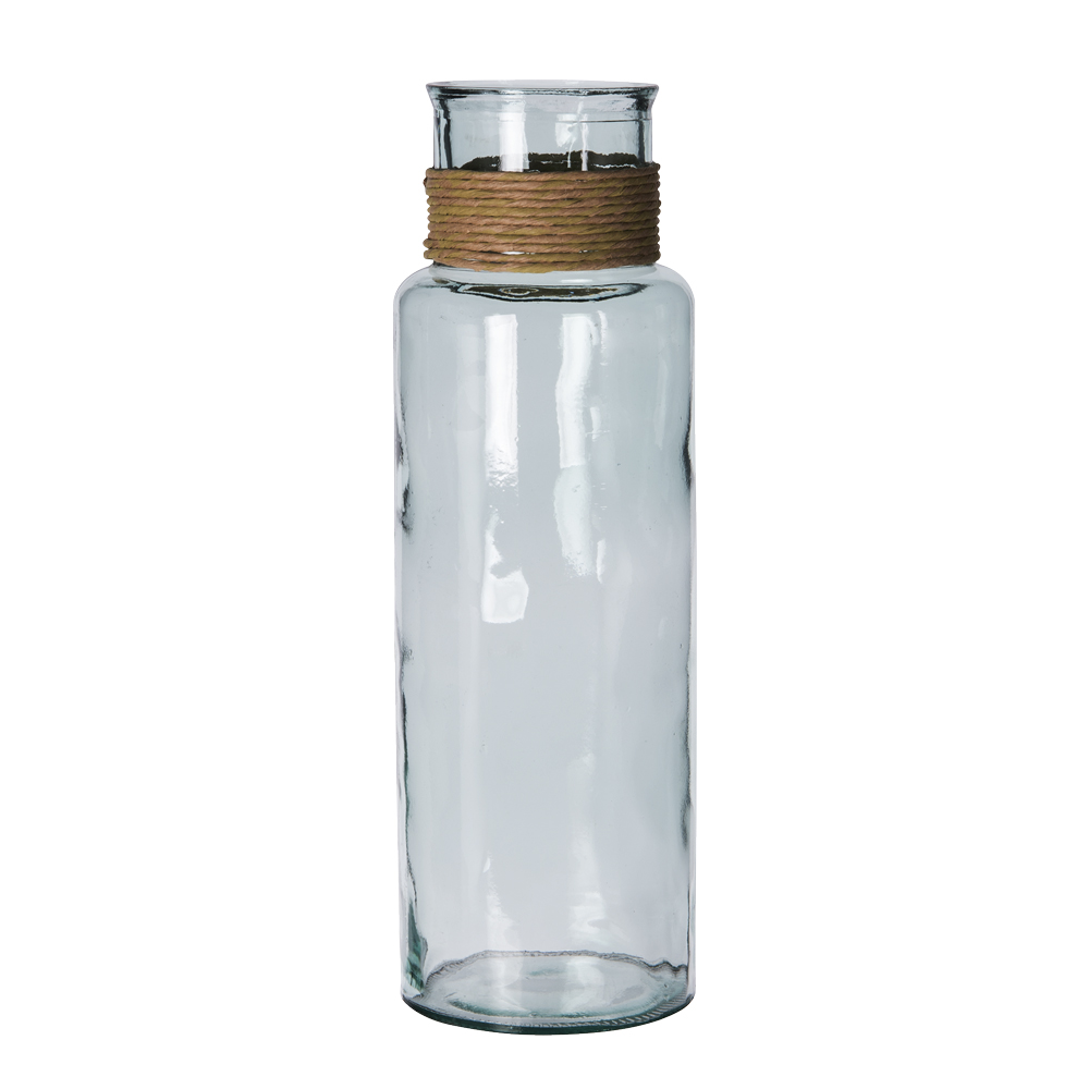 Vase Jarron corde 55 cm verre 15.00 cm TABLE PASSION 15.00x15.00 cm