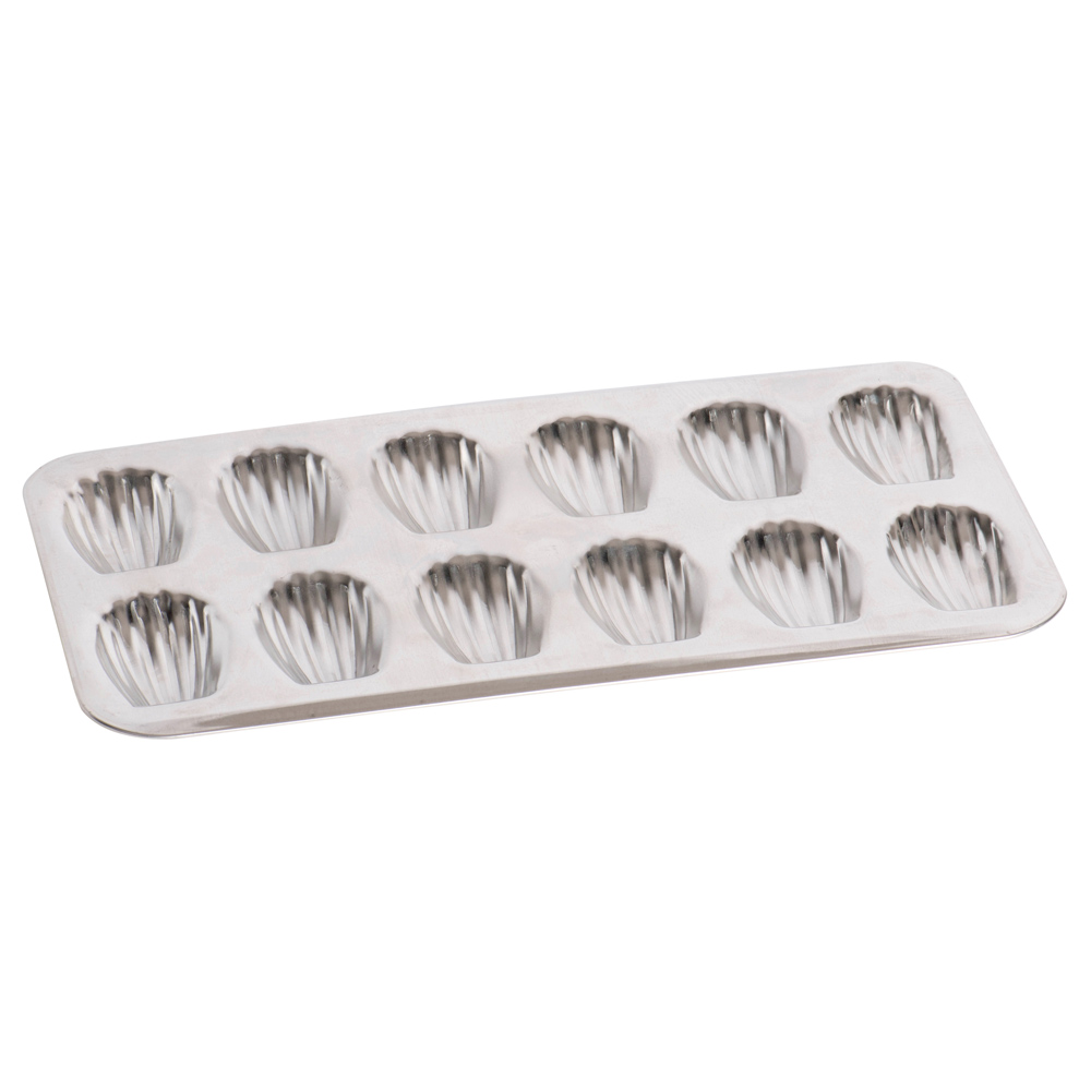 Gobel Argenté Plaque Pour 12 Madeleines - Argent / Métallique - Métal - Image 2