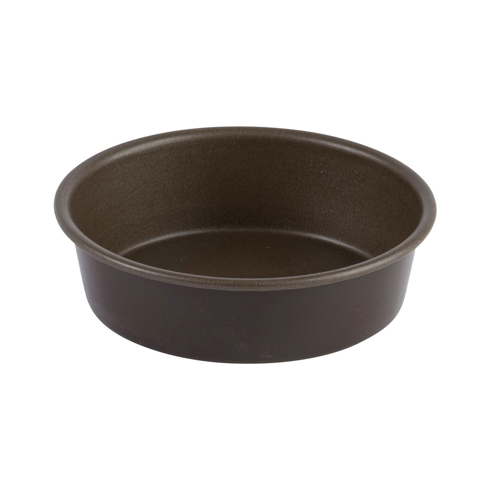 Gobel Marron Moule À Manqué Rond Uni 24 Cm - Acier - Image 2