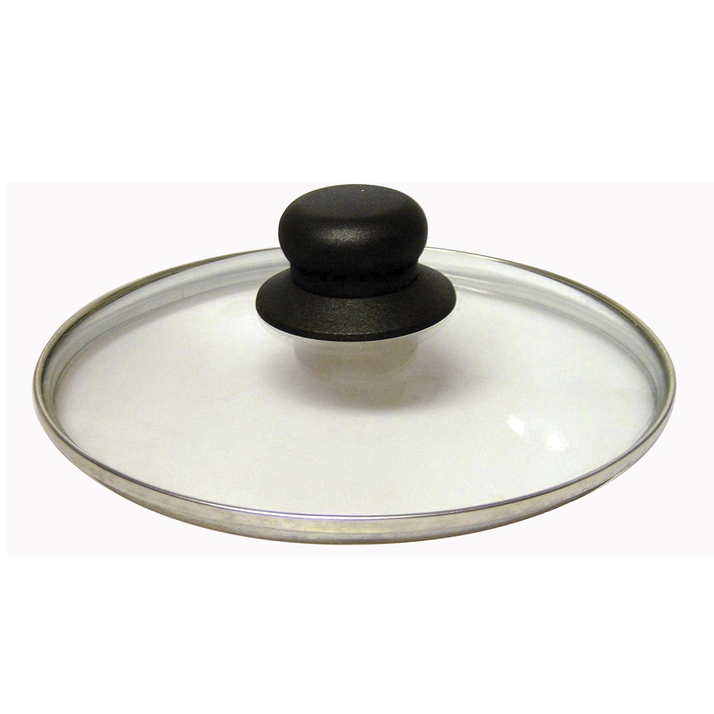 Couvercle verre 20 cm + bouton bakélite 21.00x21.00 cm