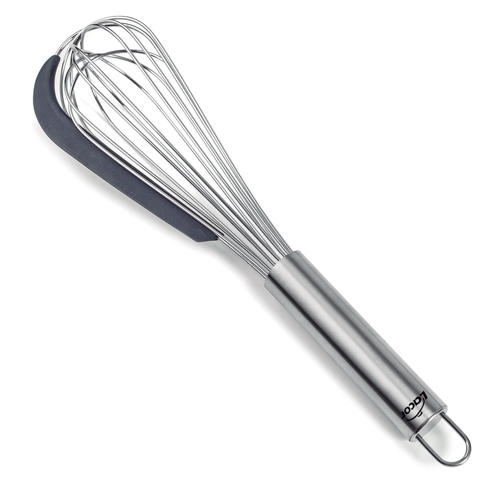 Lacor Gris Fouet Silicone Avec Grattoir - Image 2
