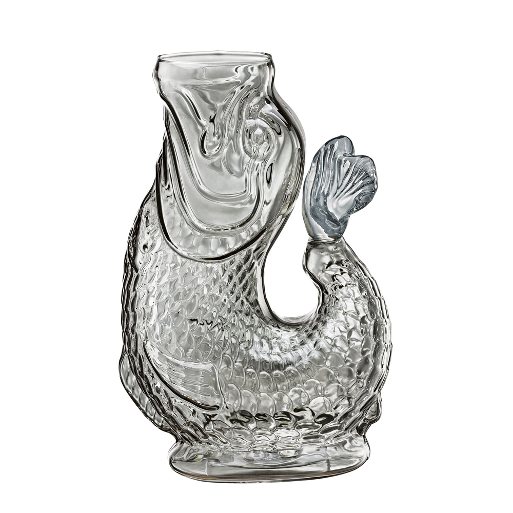 Carafe à eau Nemo grise 1L verre 16.00x10.00 cm