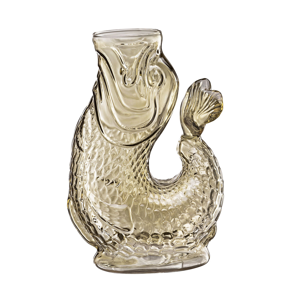 Carafe à eau Nemo beige 1L verre 16.00x10.00 cm