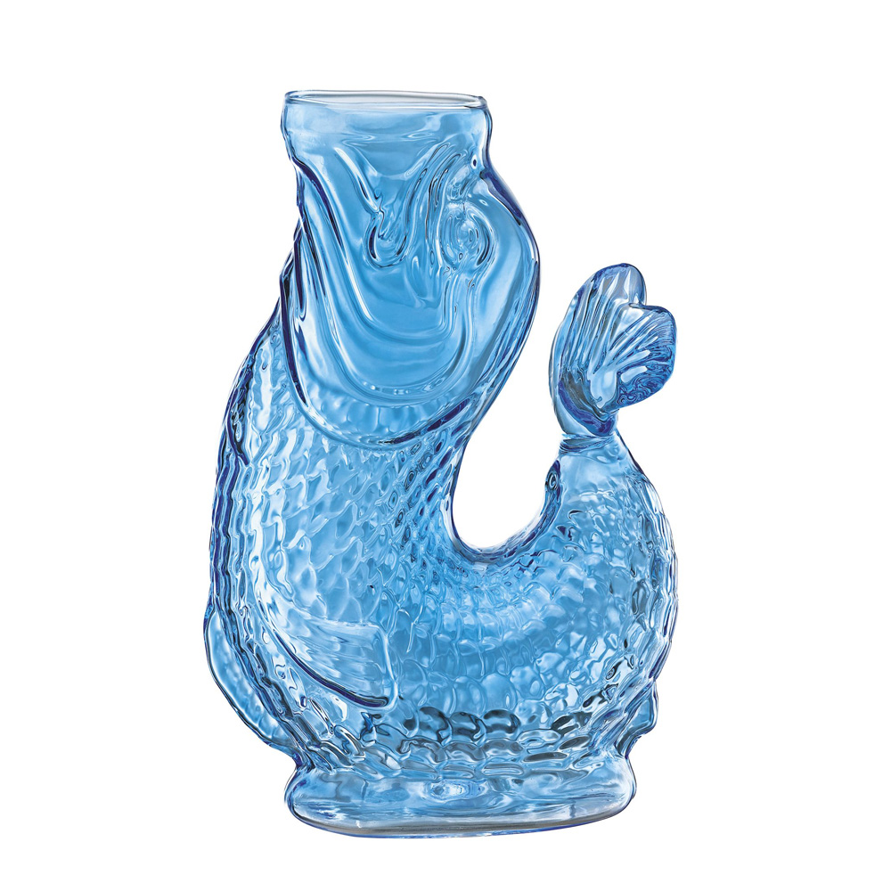 Carafe à eau Nemo bleue 1L verre 16.00x10.00 cm