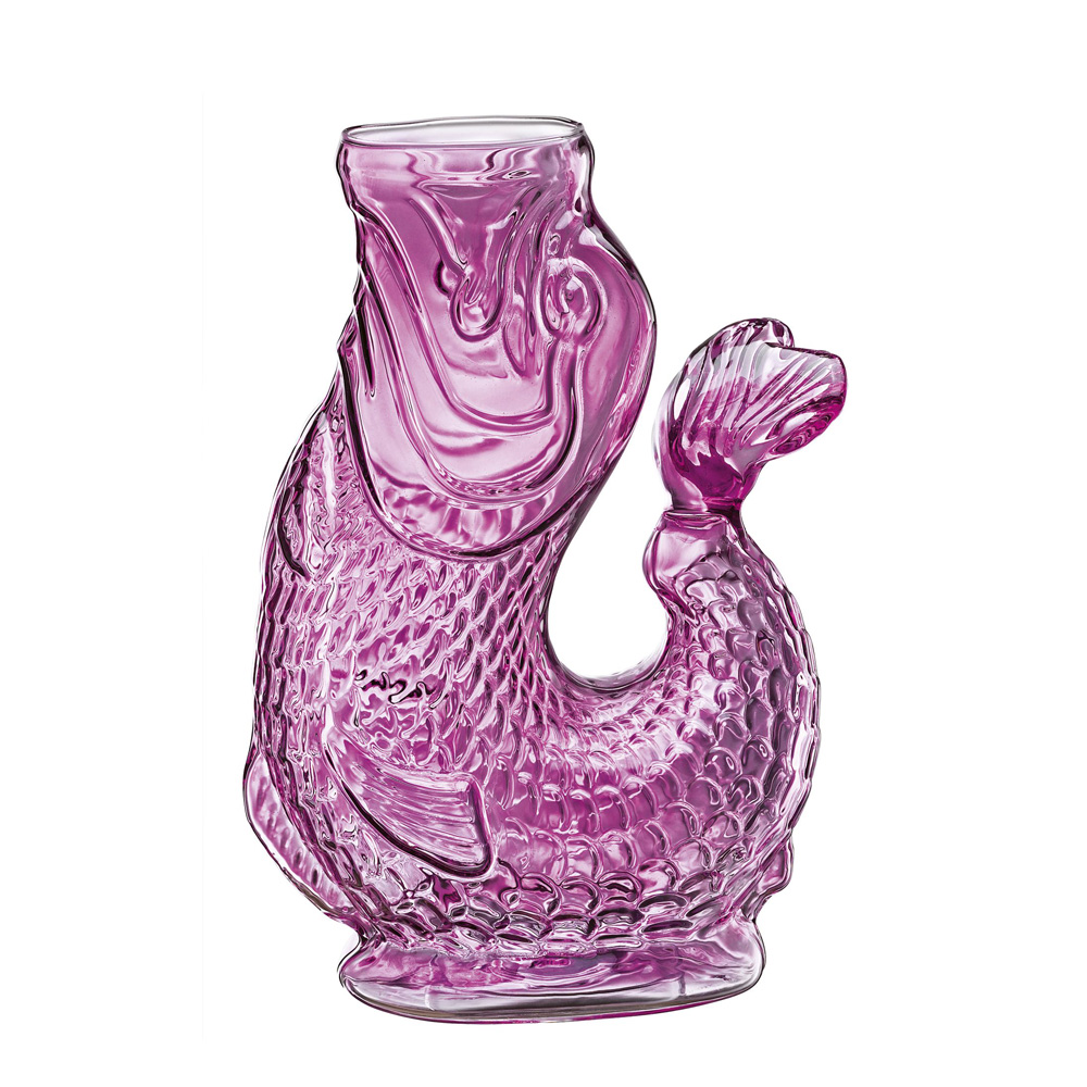 Carafe à eau Nemo violette 1L verre 16.00x10.00 cm