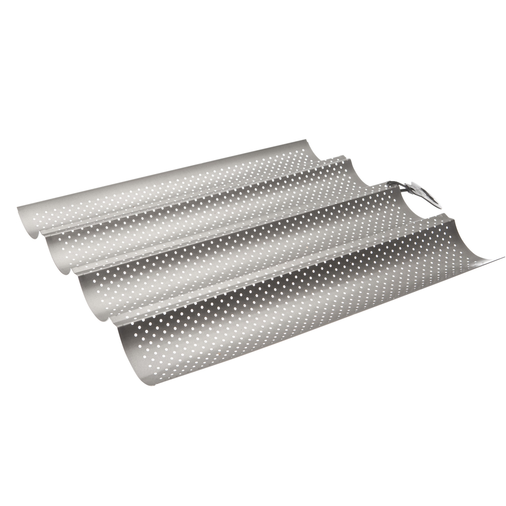 Plaque de 4 baguettes / tuiles acier 38.00x33.00 cm