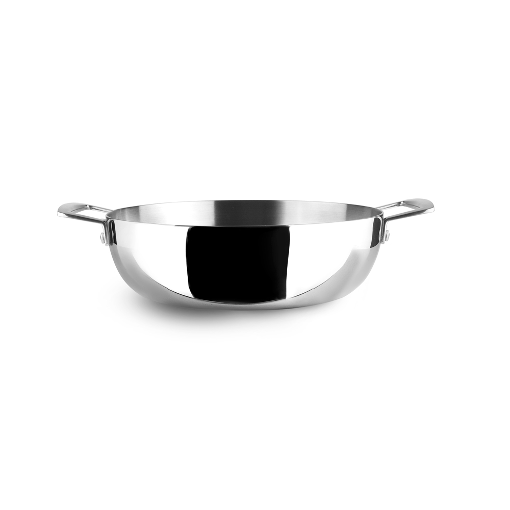 Ibili - Poêle profonde - Triply - 32 cm - Argent - Image 2