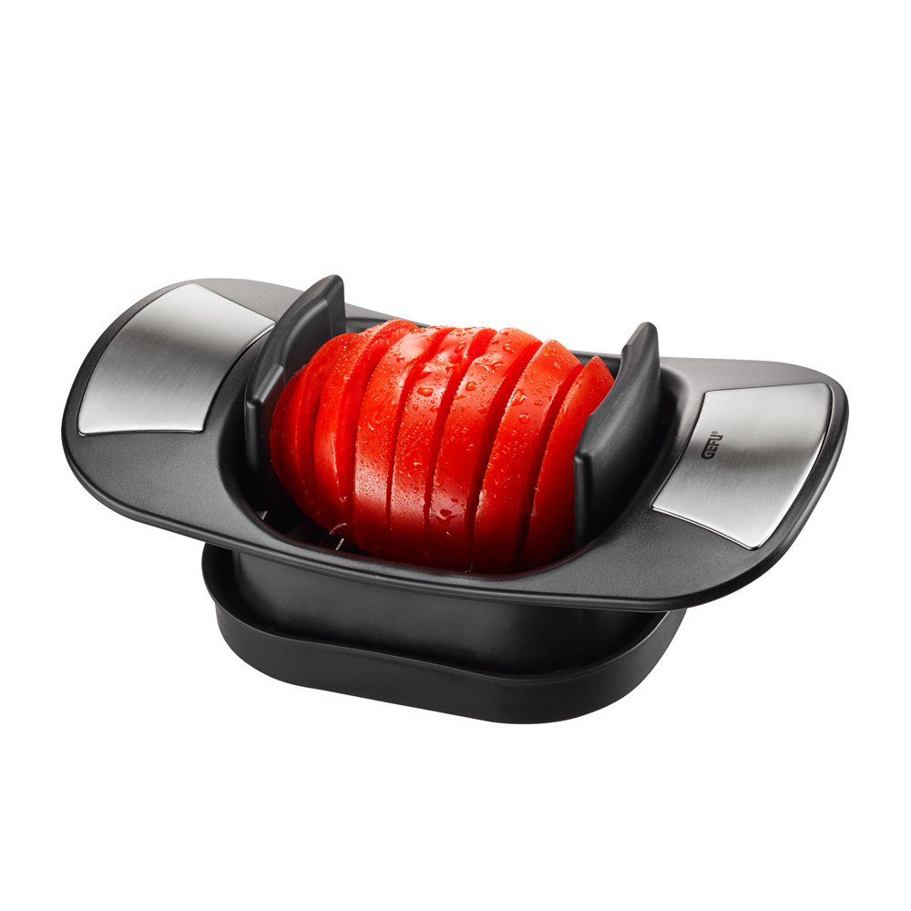 Coupe tomate et coupe mozzarella Caprese acier inoxydable (inox) 20.00x12.00 cm