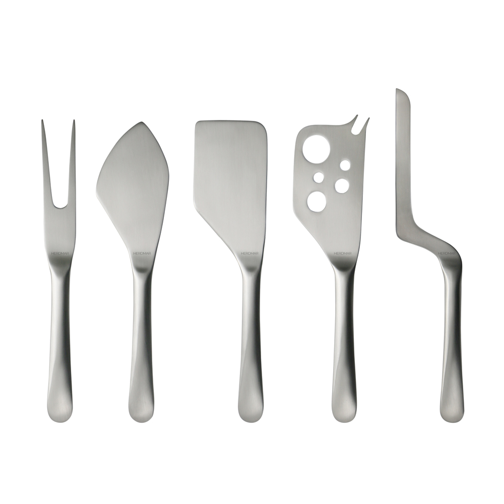 Coffret 5 pièces à fromage acier inoxydable (inox) 23.40x5.10 cm