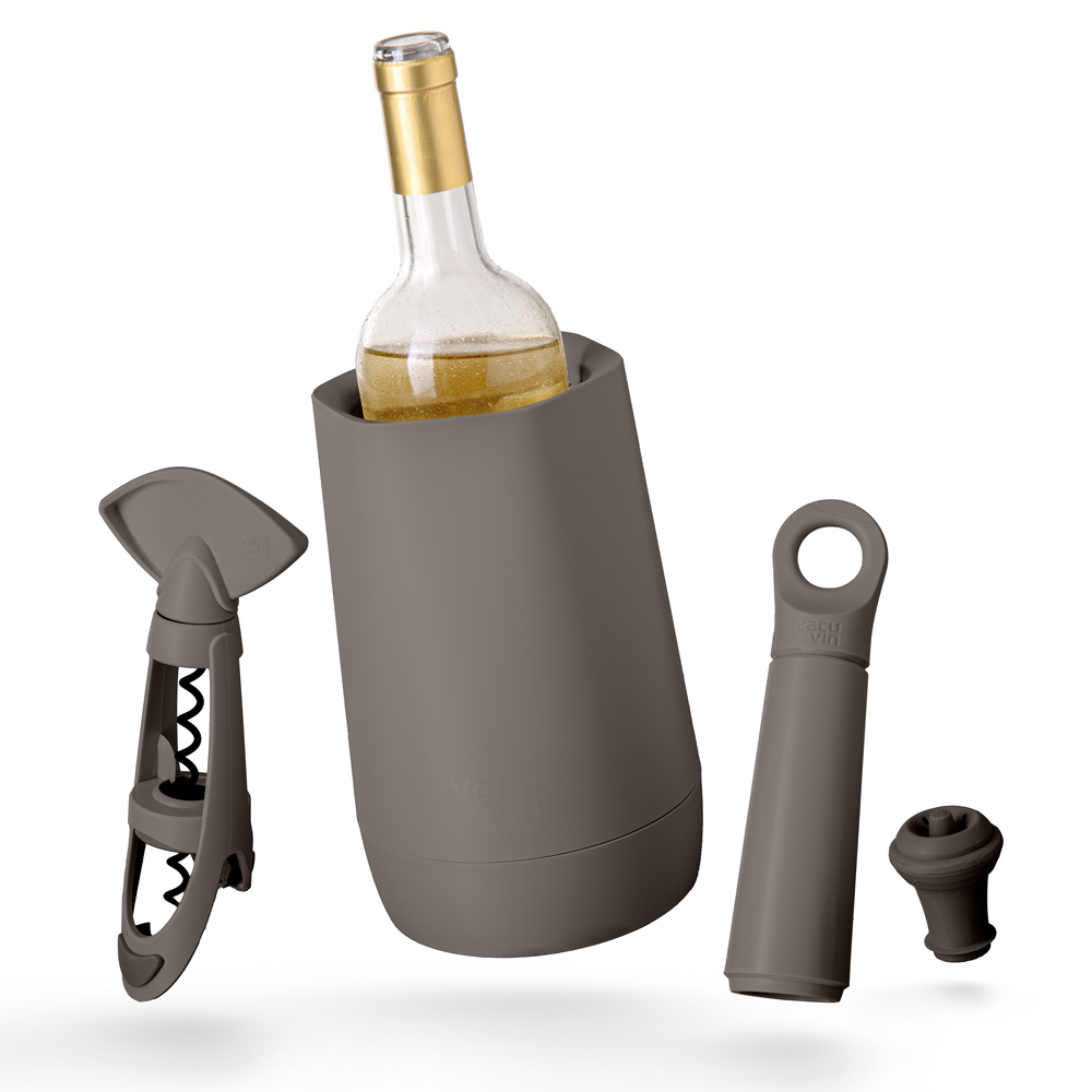 Non Communiqué Gris Coffret À Vin Host Graphite - Vacuvin - Plastique - Image 2