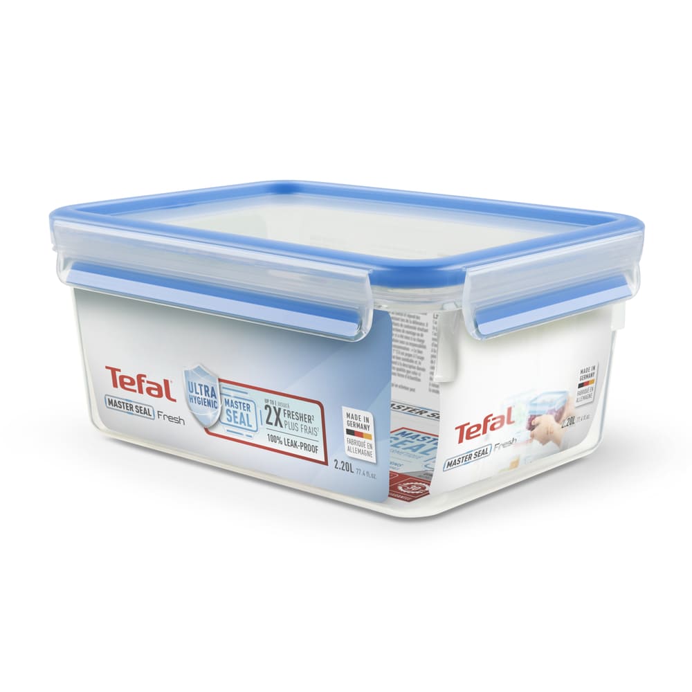 Non Communiqué Transparent Boite Masterseal Fresh Rectangle 2.2 L - Tefal - Plastique - Image 2