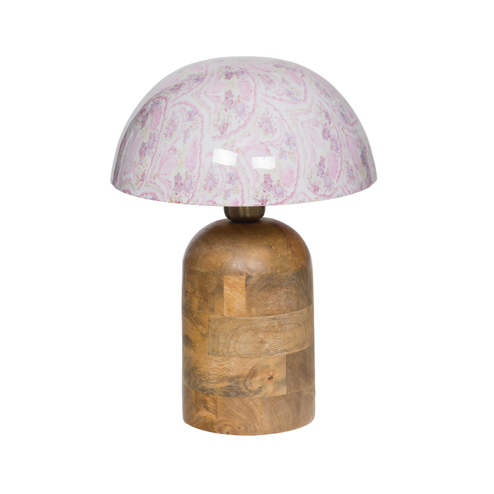 Grande lampe Calista 37 cm bois de manguier 26.00 cm TABLE PASSION 26.00x26.00 c