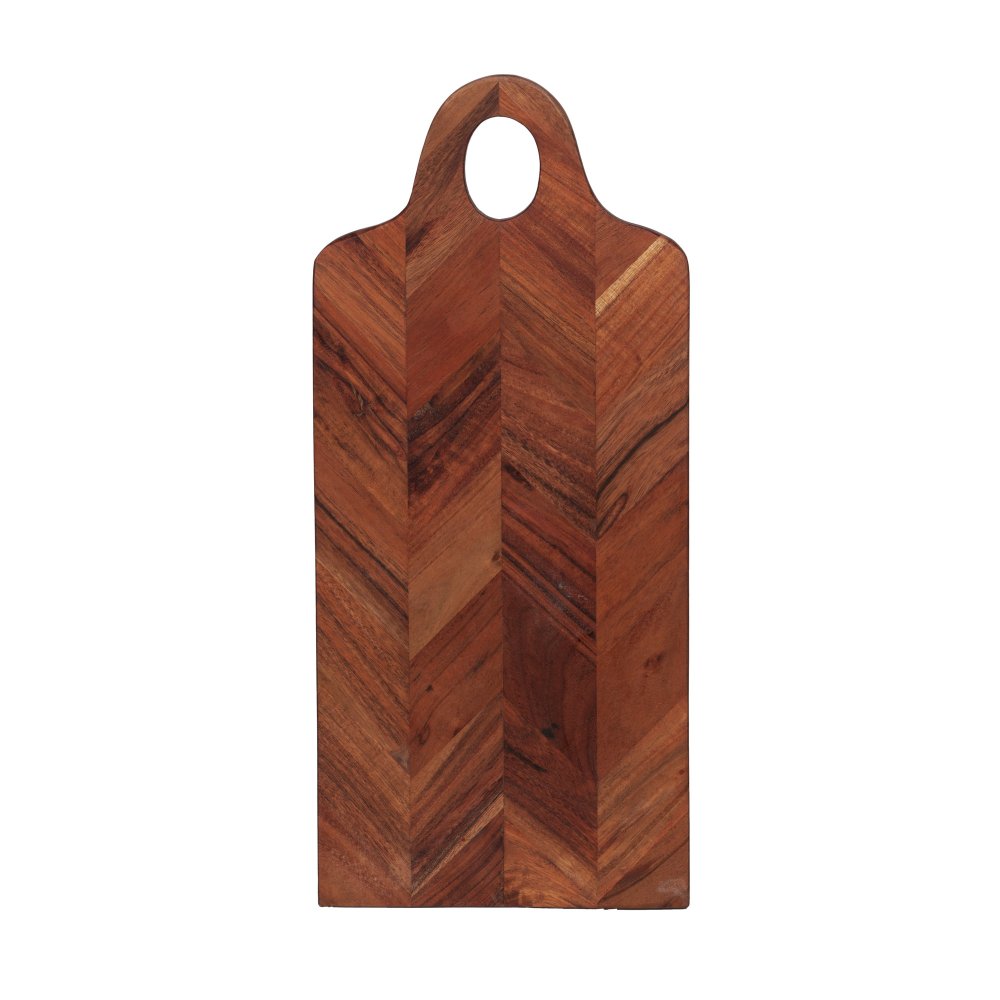 Planche à découper Chevron 45x20 cm bois d'acacia 45.00x20.00 cm