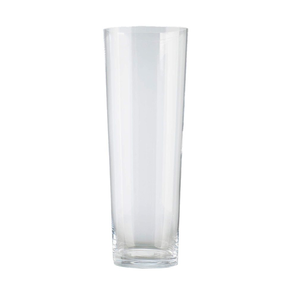 Vase conique transparent 47 cm verre 4.00x17.00 cm