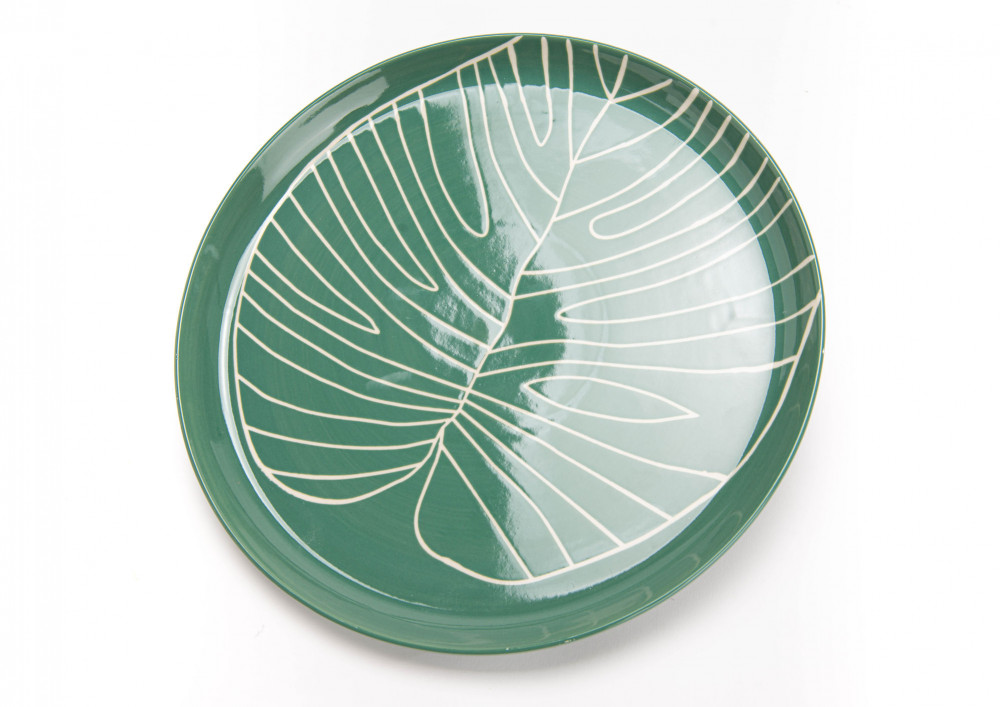 Assiette de présentation 32 cm Natureva grès 32.00x32.00 cm