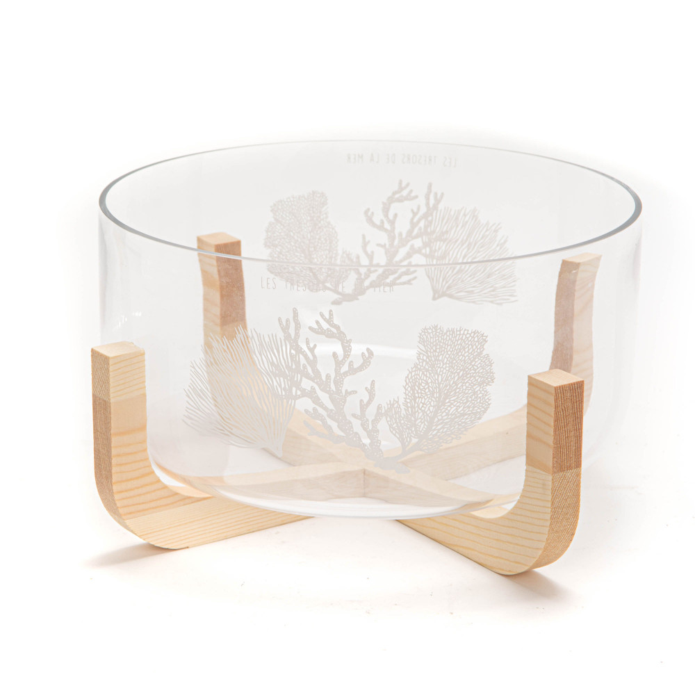 Saladier verre Coralie 24 cm 27.69x24.00 cm