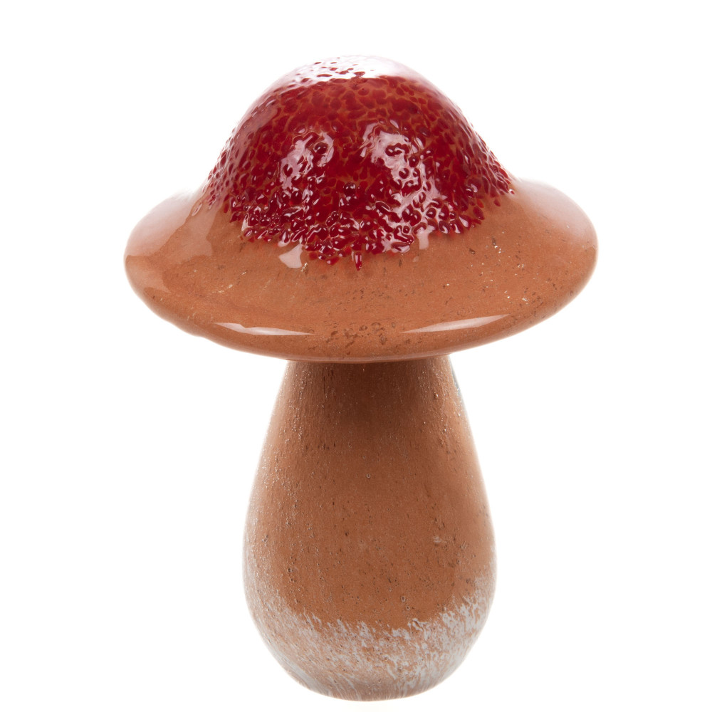 Champignons orange sulfure verre 9.00x9.00 cm