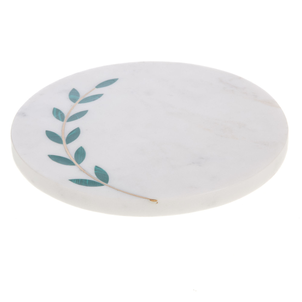 Dessous de plat feuillage marbre 20.00 cm AMADEUS 20.00x20.00 cm