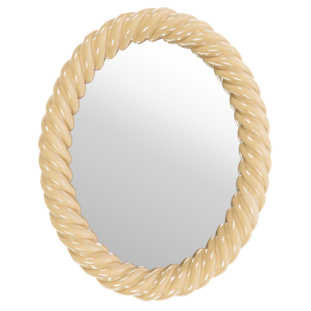Amadeus Beige Miroir Vanille Grand Modèle - Résine - Image 2