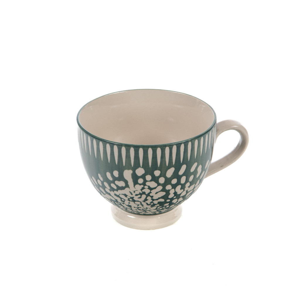 Tasse à thé Opaline 40 cl (lot de 2) grès 14.50x11.00 cm