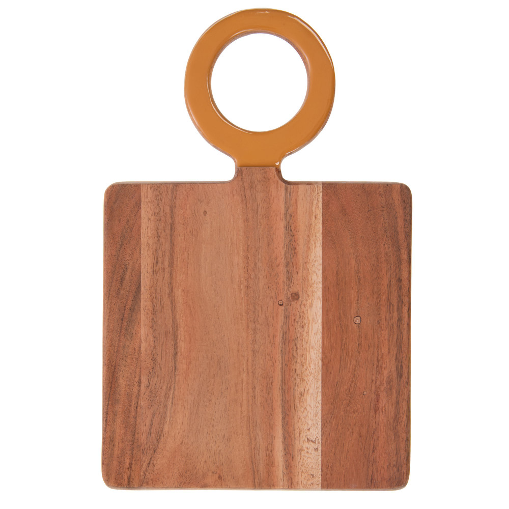 Planche Isis moutarde 35x23 cm bois d'acacia 2.00x23.00 cm