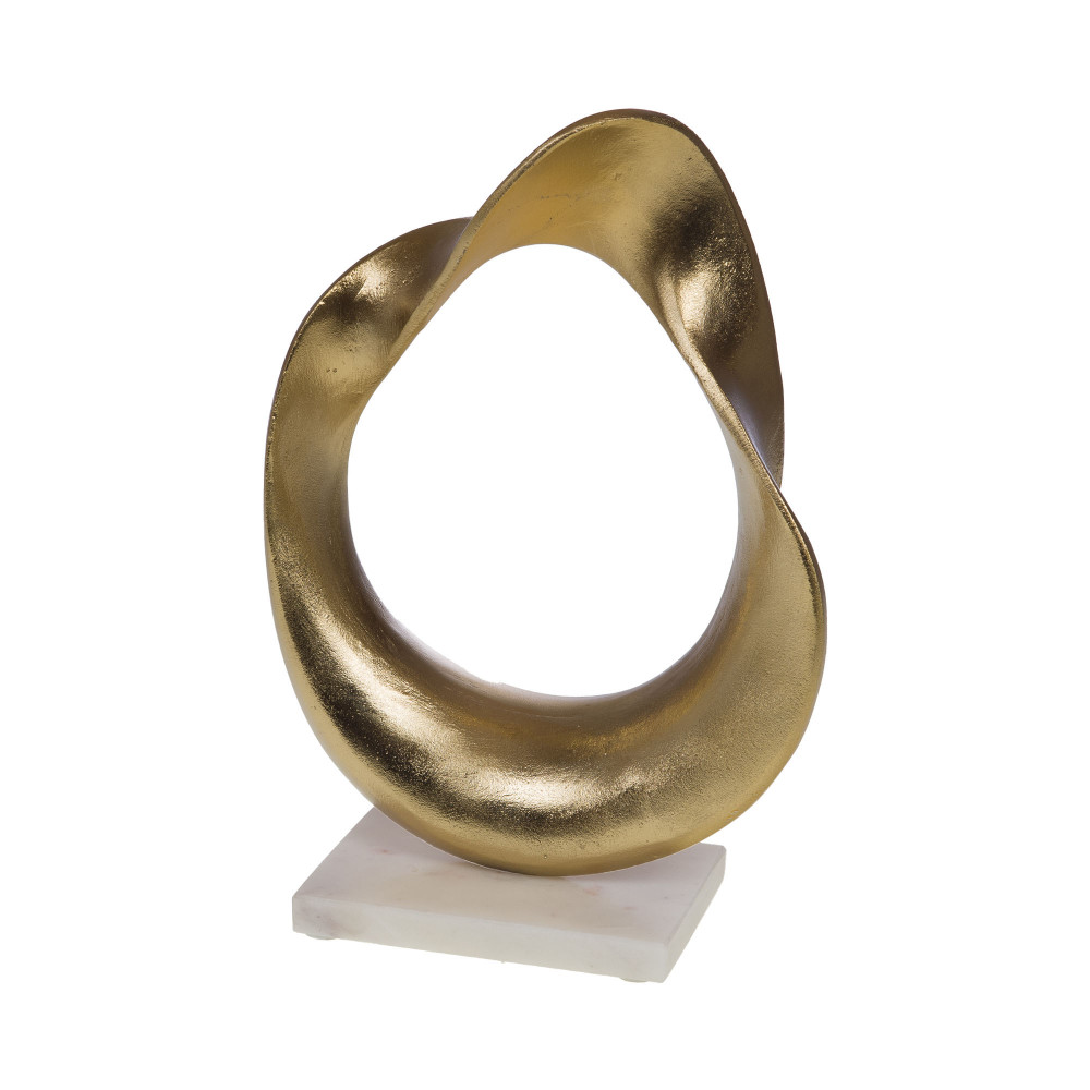 Amadeus Décoration À Poser Twisty Gold Hauteur 32 Cm - Image 2