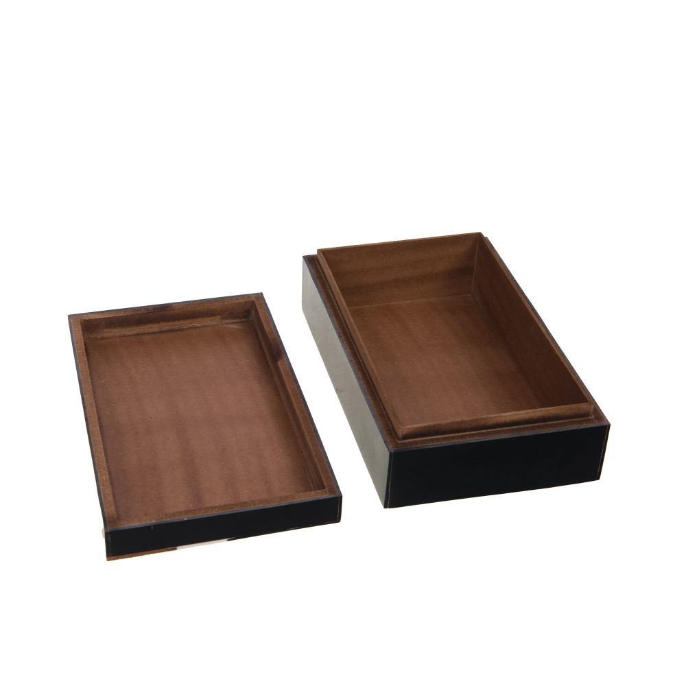 Boîte décorative Clair Obscur en résine 13.00x20.00 cm