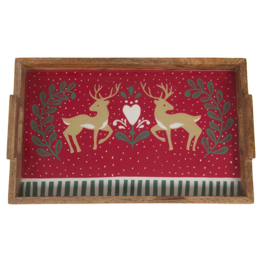 Plateau Rennes rectangle 40x25 cm bois 25.00x40.00 cm