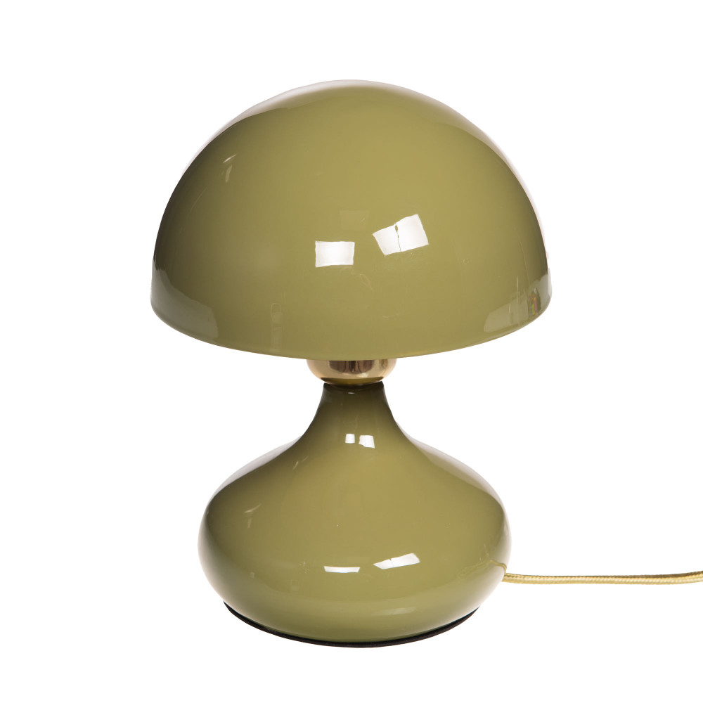 Lampe Paulette kaki métal 18.00 cm Amadeus 18.00x18.00 cm