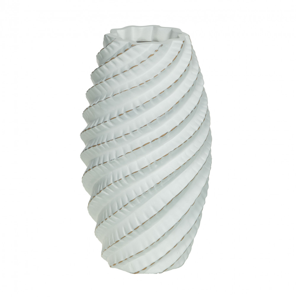 Vase Biwa petit modèle résine 21.00 cm AMADEUS 21.00x21.00 cm