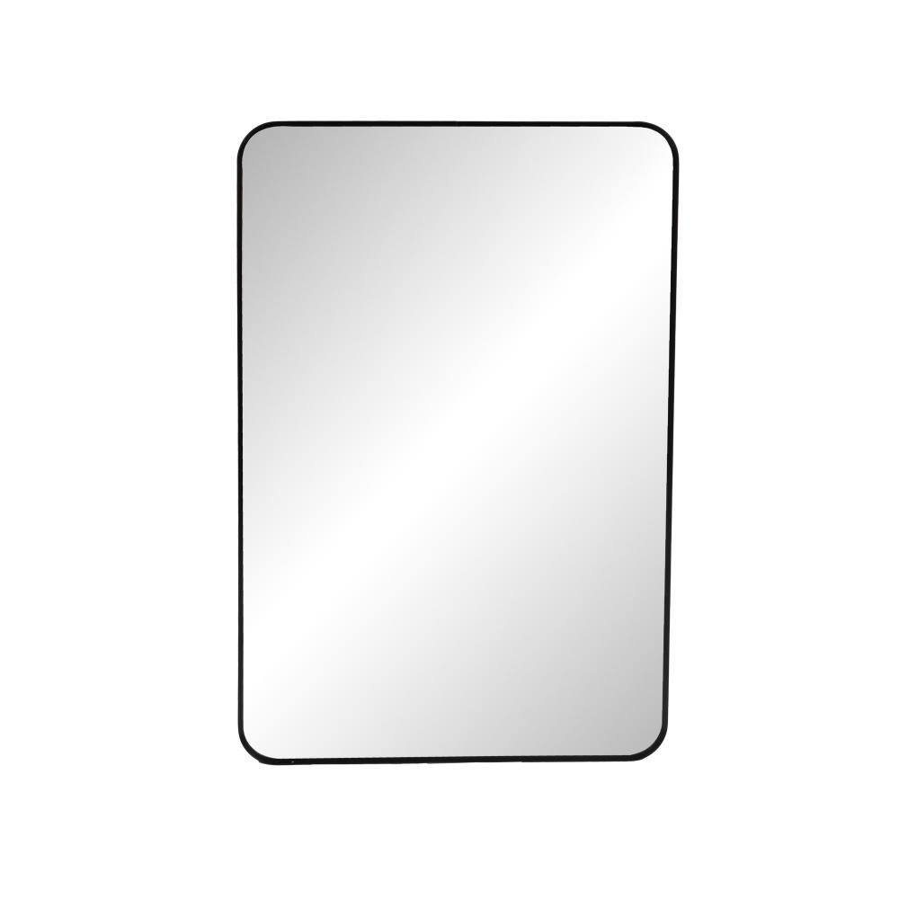 Miroir Leo noir 60x90 cm aluminium 2.00x61.00 cm